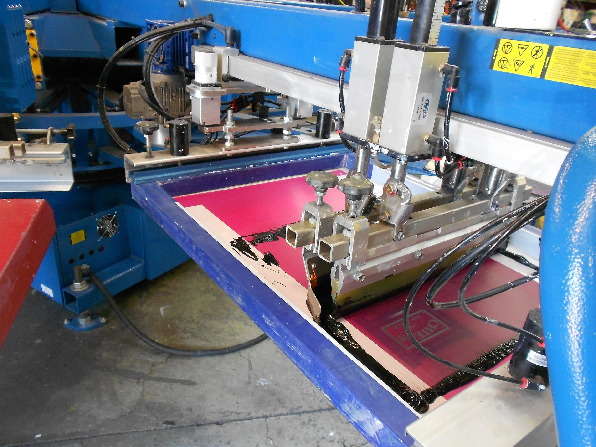 GRAFFLEX × BOTANIZE Screen printing GRAFFLEX × BOTANIZE Screen printing（Ecotex® AP Blue Screen